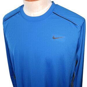 Nike Dri-Fit Performance Legacy Blue Gray Athletic Shirt 645385 Mens XL EUC